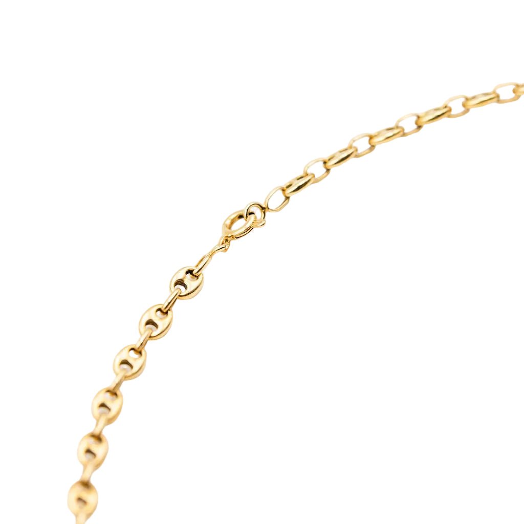 Collier Grain de café en or jaune - Castafiore