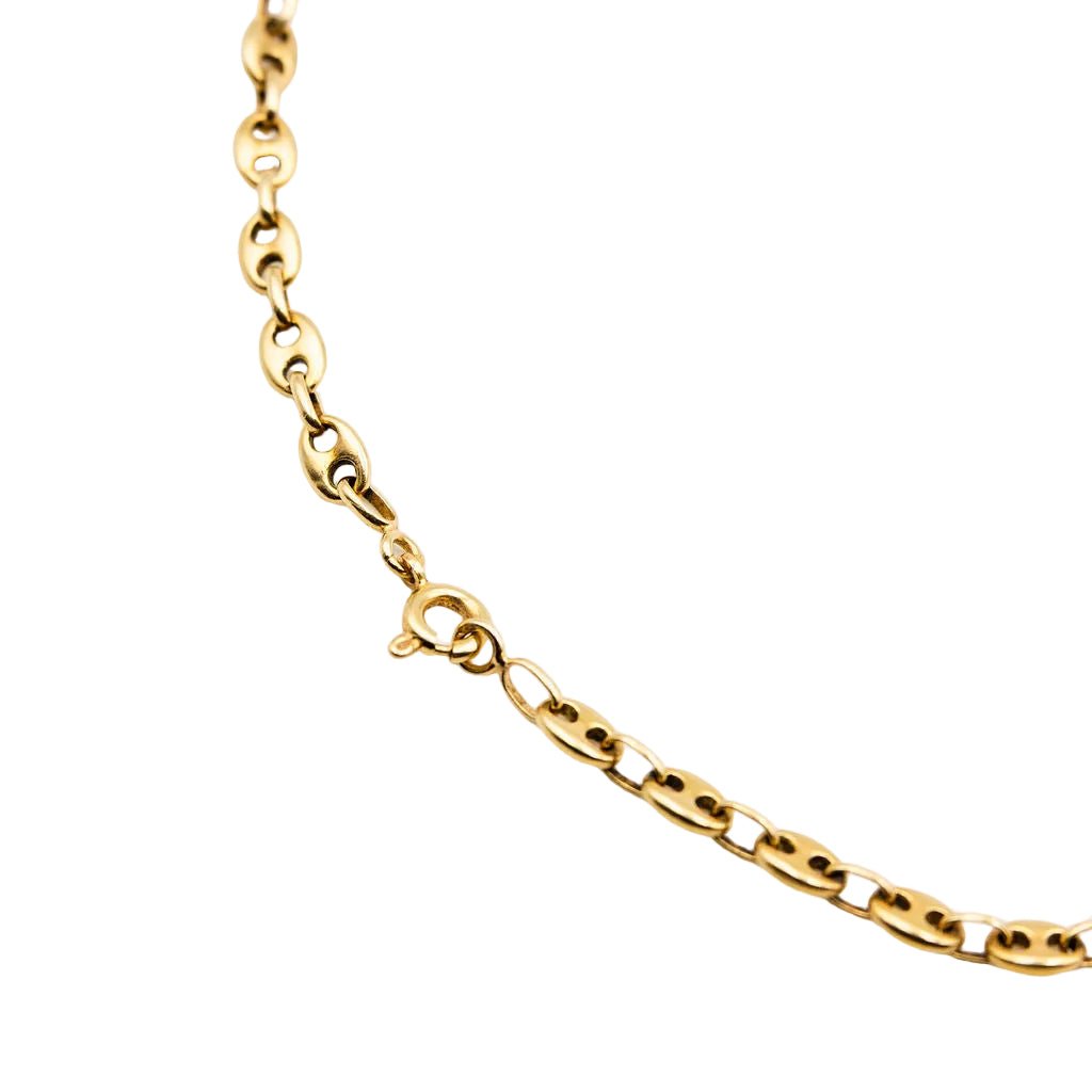Collier Grain de café en or jaune - Castafiore