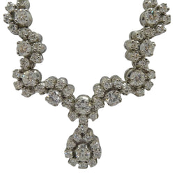 Collier haute joaillerie en or blanc et diamants - Castafiore