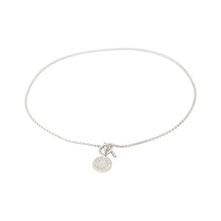 Collier HERMÉS "Ex-Libris" en argent - Castafiore