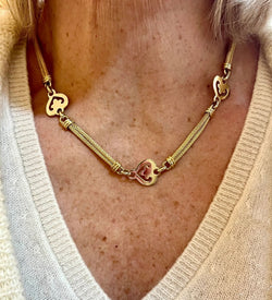 Collier Légendes O.J. Perrin Cœur Or Jaune 18 Carats - Castafiore