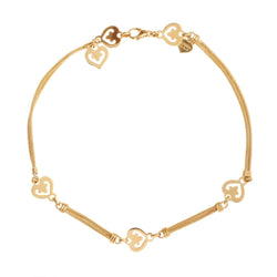 Collier Légendes O.J. Perrin Cœur Or Jaune 18 Carats - Castafiore