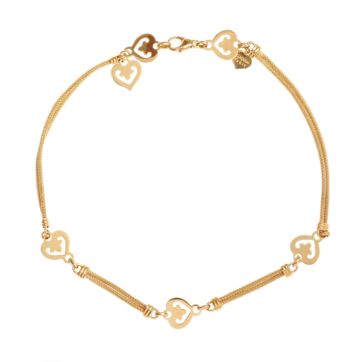 Collier Légendes O.J. Perrin Cœur Or Jaune 18 Carats - Castafiore