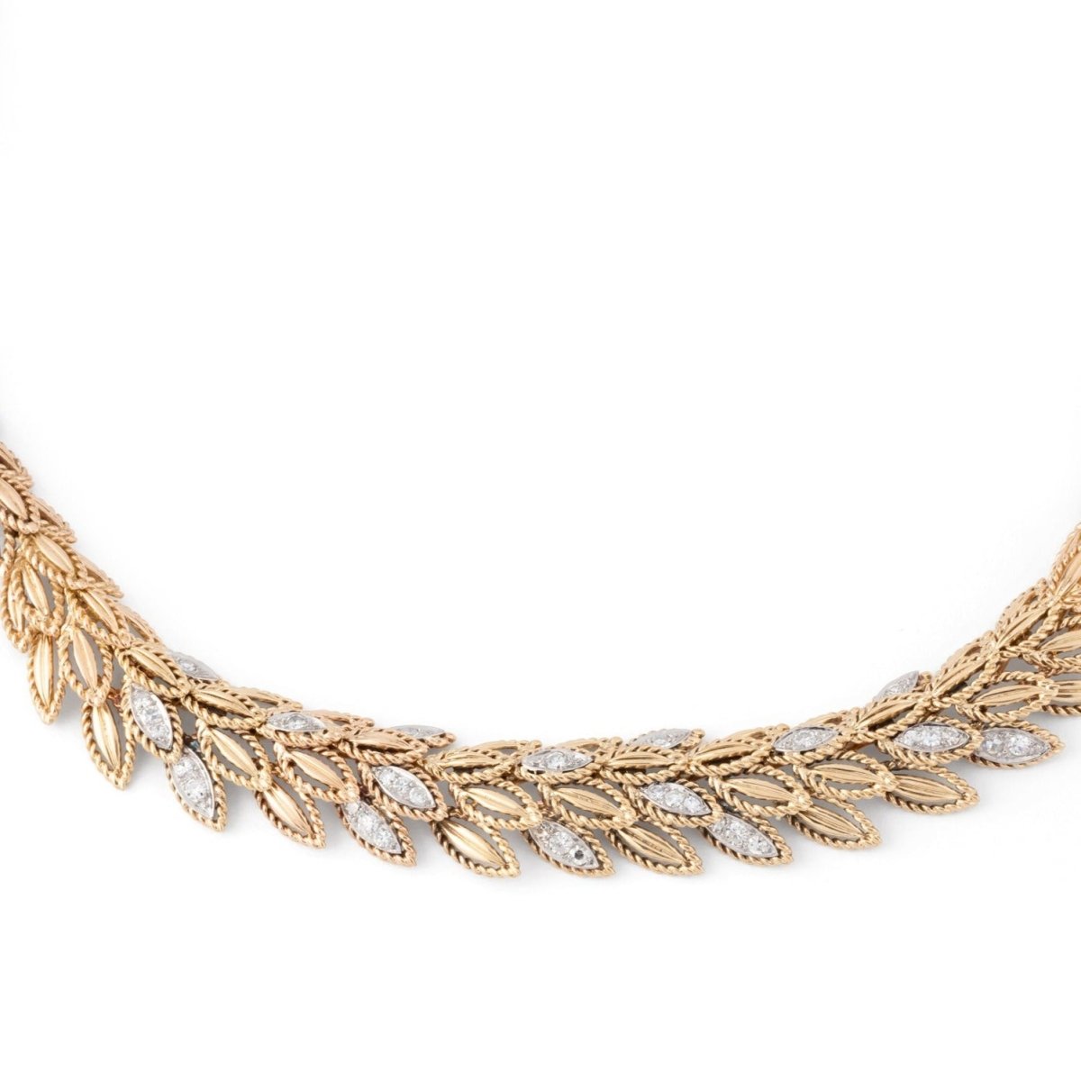 Collier "LIV" en or jaune et diamant - Castafiore