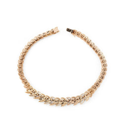 Collier "LIV" en or jaune et diamant - Castafiore