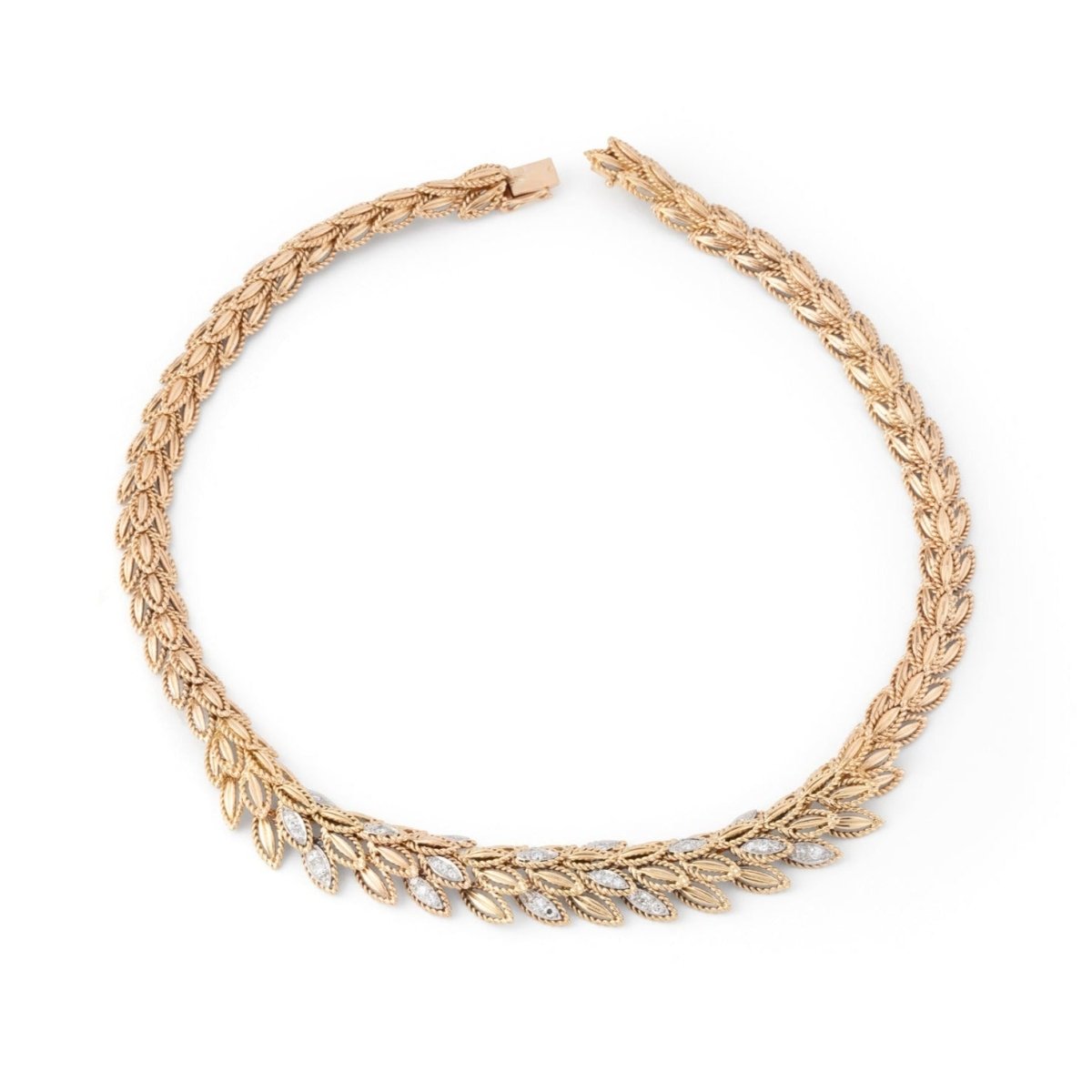 Collier "LIV" en or jaune et diamant - Castafiore