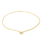 Collier Losange Diamant en Or Jaune 750 - Castafiore