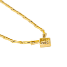 Collier Losange Diamant en Or Jaune 750 - Castafiore