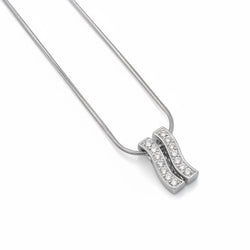 Collier Louis FERAUD en or blanc et diamants - Castafiore