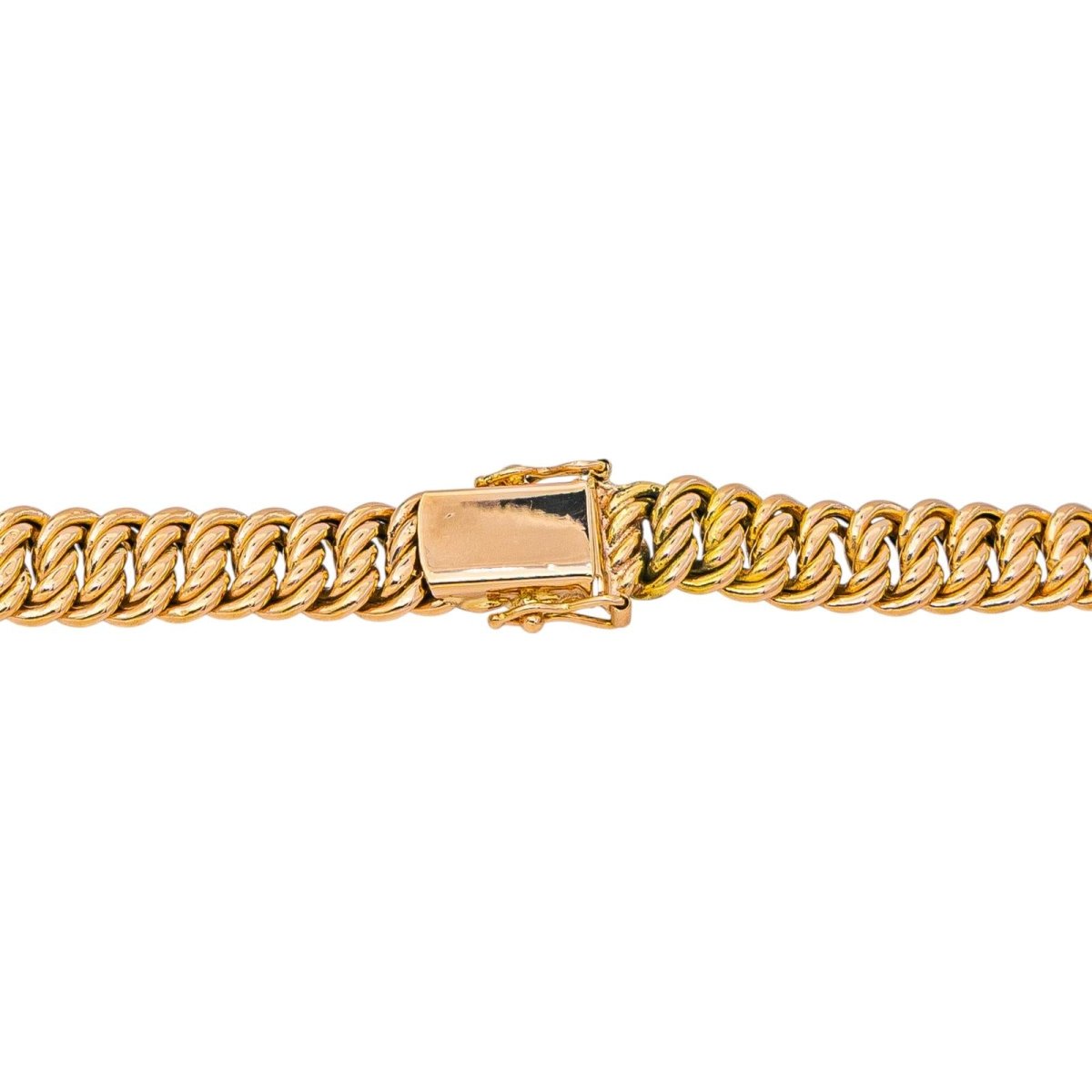Collier Maille américaine en or rose - Castafiore