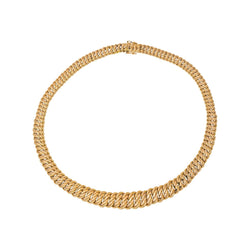 Collier Maille américaine en or rose - Castafiore