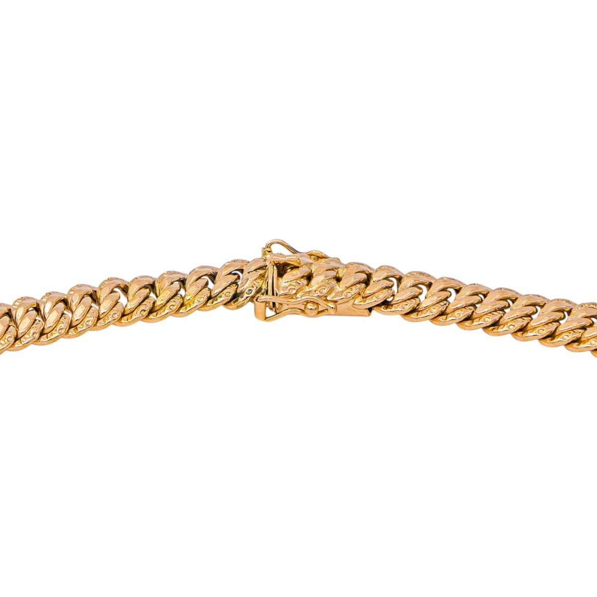 Collier Maille américaine en or rose - Castafiore
