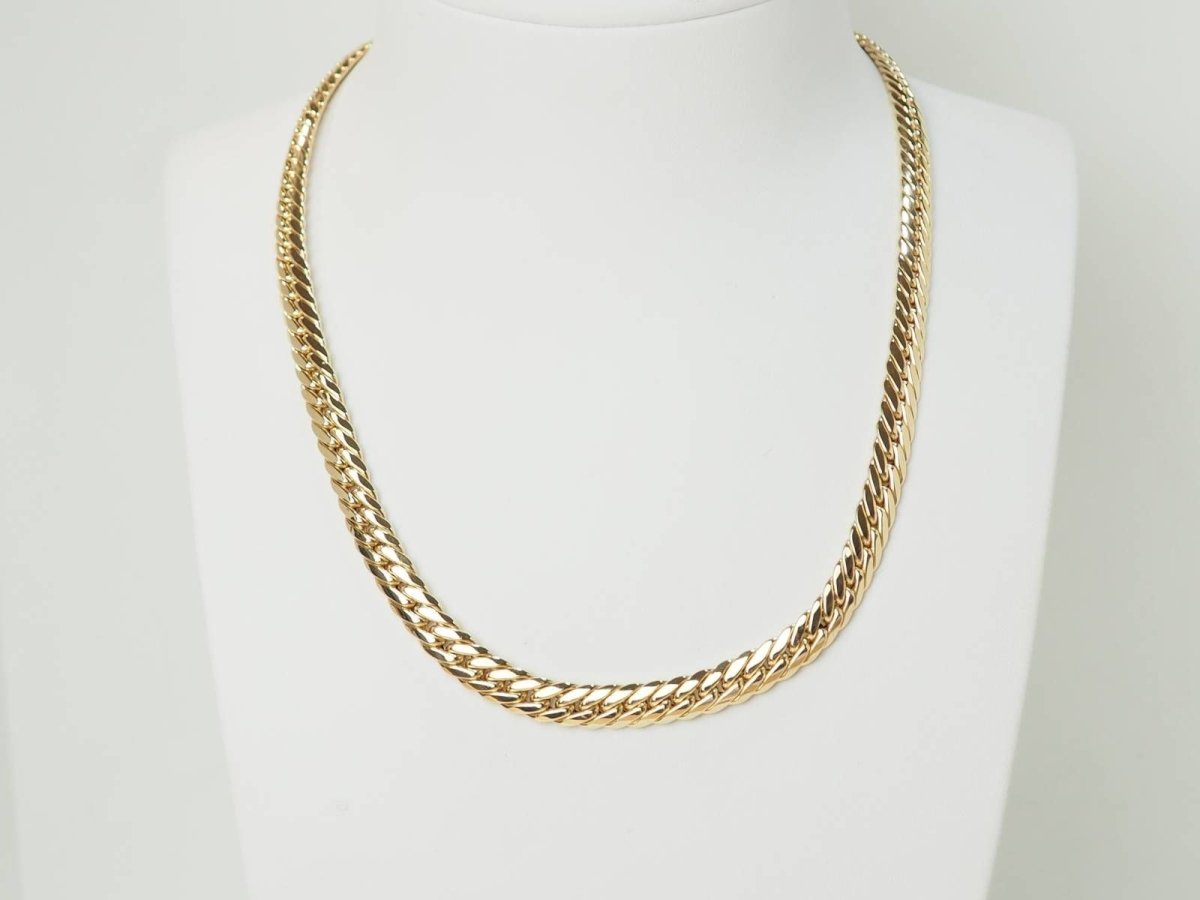 Collier maille anglaise en or jaune - Castafiore