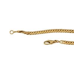 Collier Maille anglaise Or jaune Emeraude - Castafiore