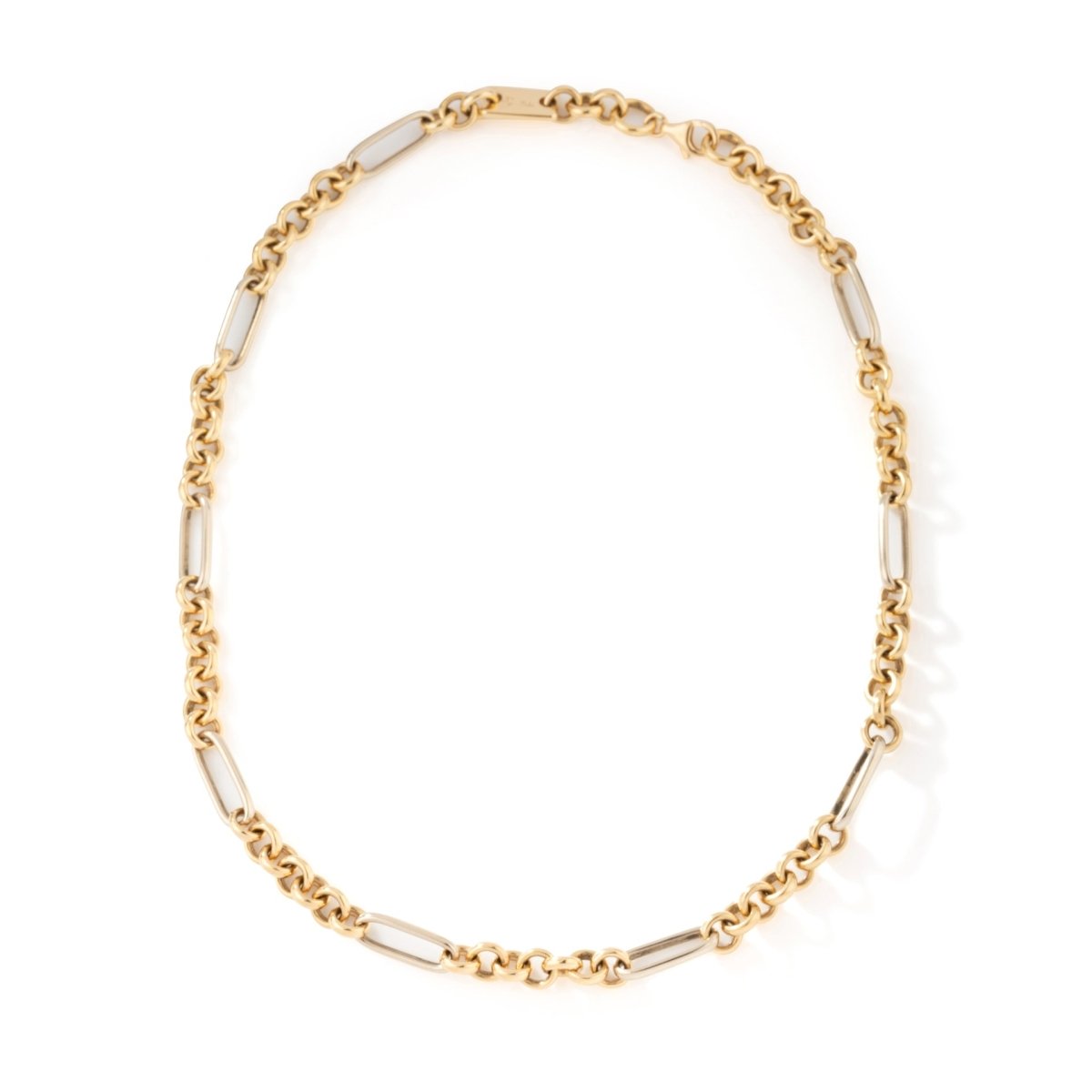 Collier Maille bicolore POMELLATO en or jaune et or blanc - Castafiore