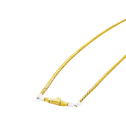 Collier Maille BUCCELLATI "Valentina" en or jaune, or blanc et diamants - Castafiore