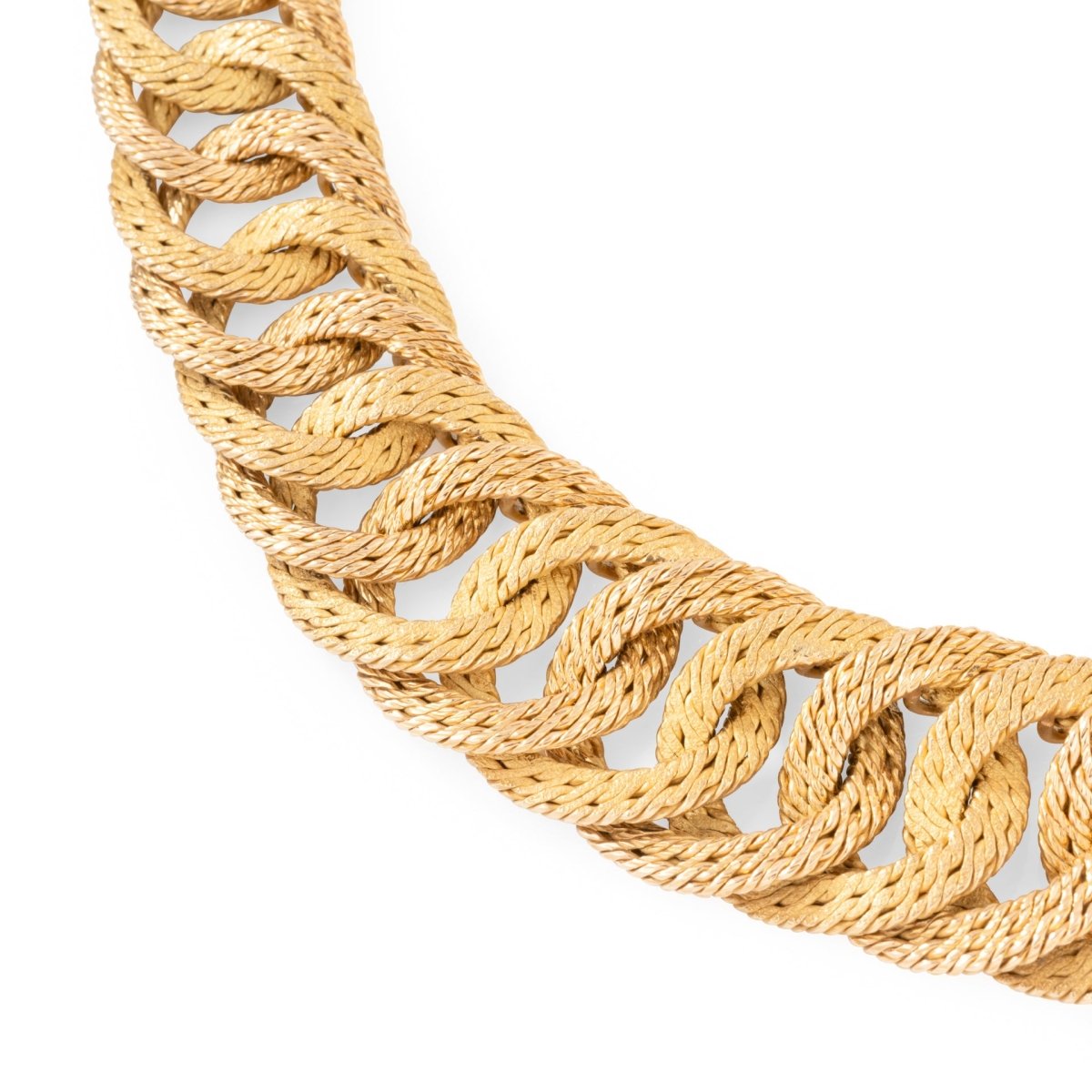 Collier Maille BULGARI en or jaune - Castafiore