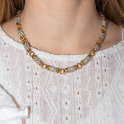 Bulgari Necklace Parentesi Yellow gold diamond