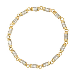 Bulgari Necklace Parentesi Yellow gold diamond