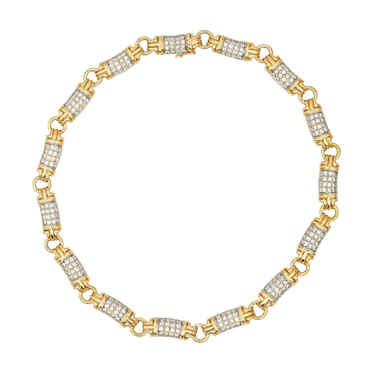 Bulgari Necklace Parentesi Yellow gold diamond
