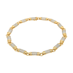 Bulgari Necklace Parentesi Yellow gold diamond