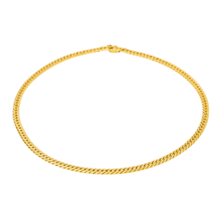 Collier Maille CAPLAIN PARIS en or jaune et saphir - Castafiore