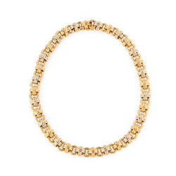 Collier Maille CAPLAIN SAINT ANDRÉ en or jaune et or blanc - Castafiore