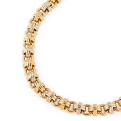 Collier Maille CAPLAIN SAINT ANDRÉ en or jaune et or blanc - Castafiore