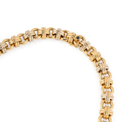 Collier Maille CAPLAIN SAINT ANDRÉ en or jaune et or blanc - Castafiore