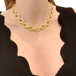 Necklace Cartier, "Baignoire", yellow gold.