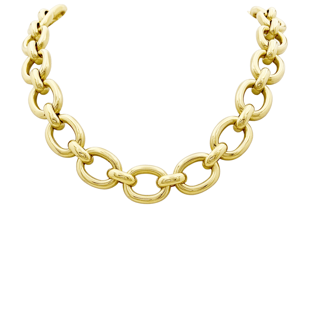 Necklace Cartier, "Baignoire", yellow gold.