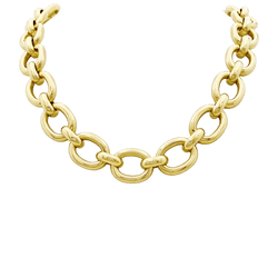 Necklace Cartier, "Baignoire", yellow gold.