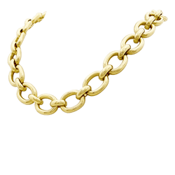 Necklace Cartier, "Baignoire", yellow gold.