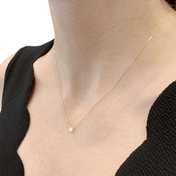 Collier Maille CARTIER en or jaune et diamant - Castafiore