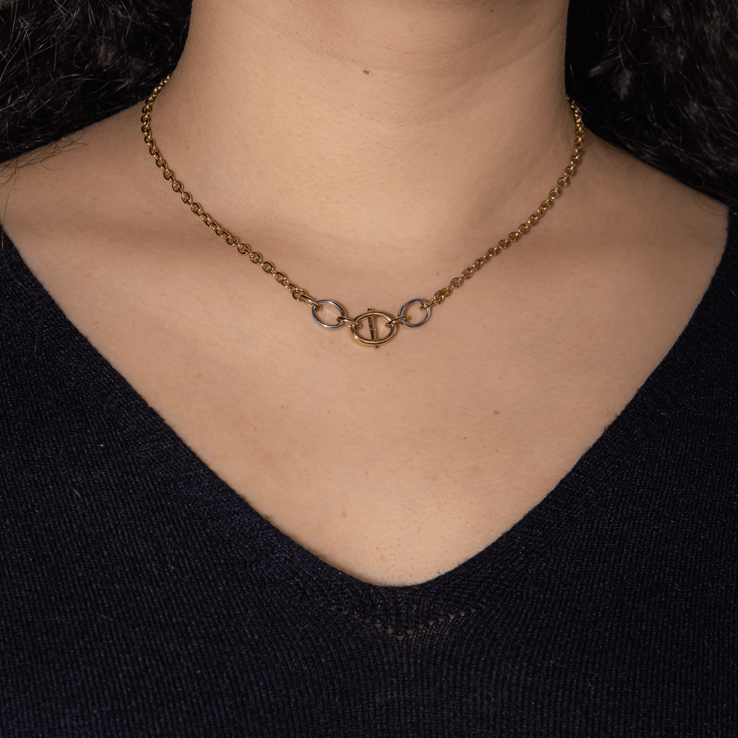 Cartier Necklace Yellow gold stirrup