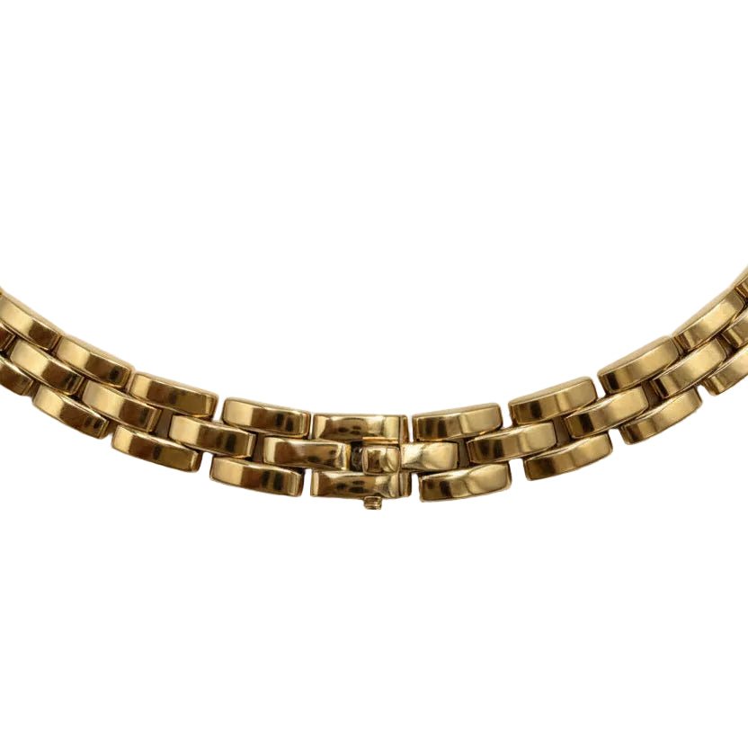 Collier Maille CARTIER "Panthère" en or jaune - Castafiore