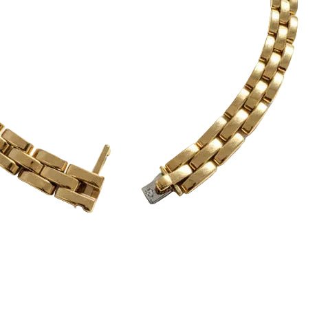 Collier Maille CARTIER "Panthère" en or jaune - Castafiore
