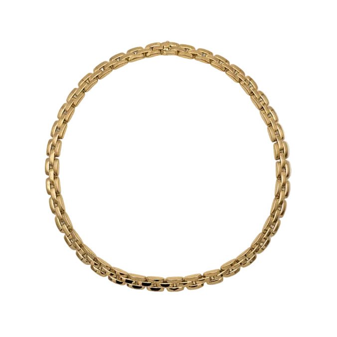 Collier Maille CARTIER "Panthère" en or jaune - Castafiore