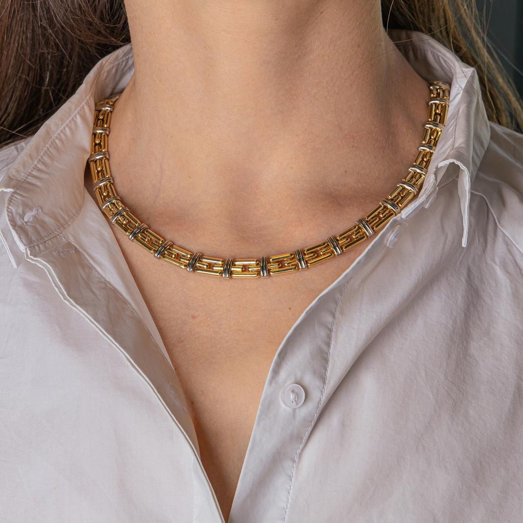 Collier Maille CHIMENTO en or blanc et or jaune - Castafiore