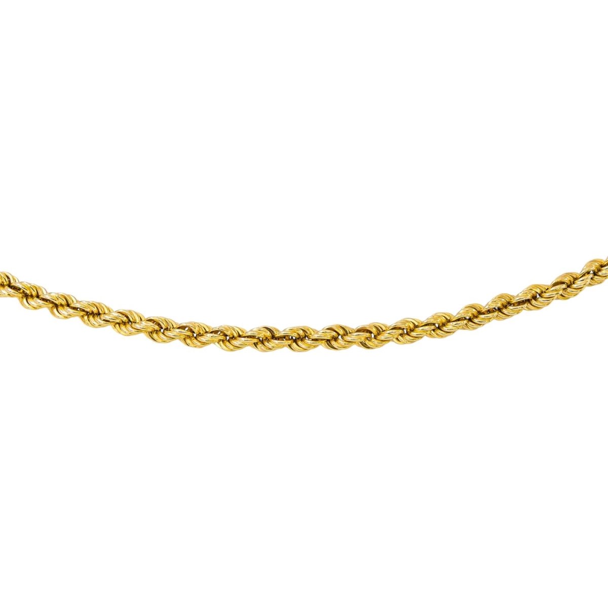 Collier Maille Corde Or jaune - Castafiore