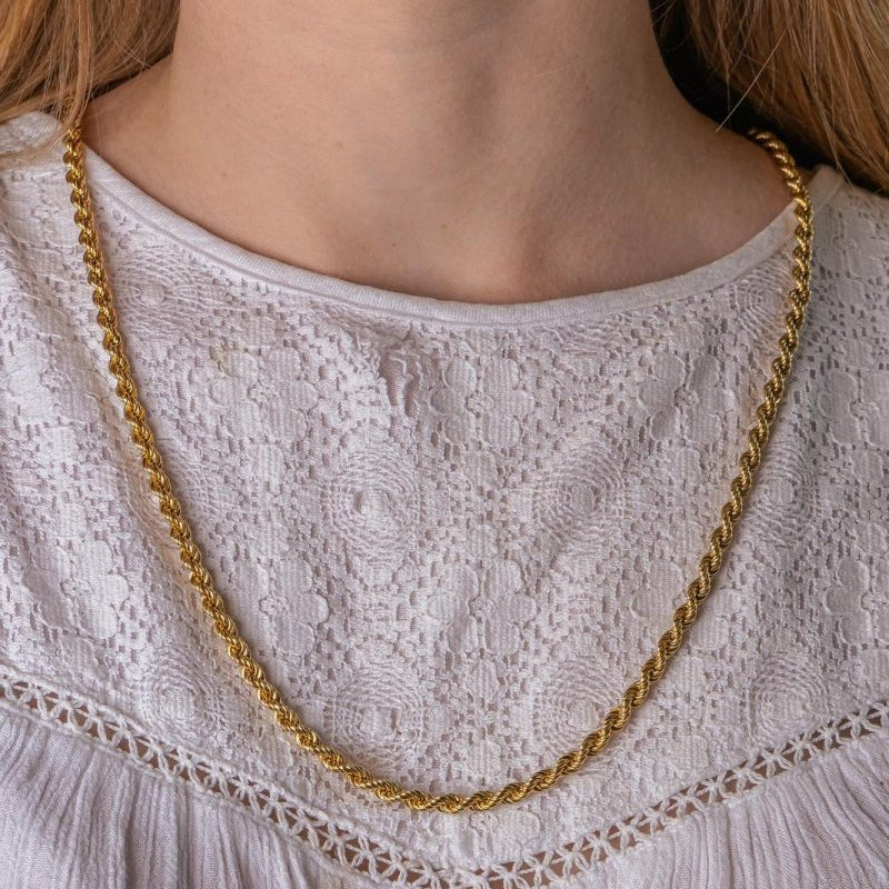 Collier Maille Corde Or jaune - Castafiore