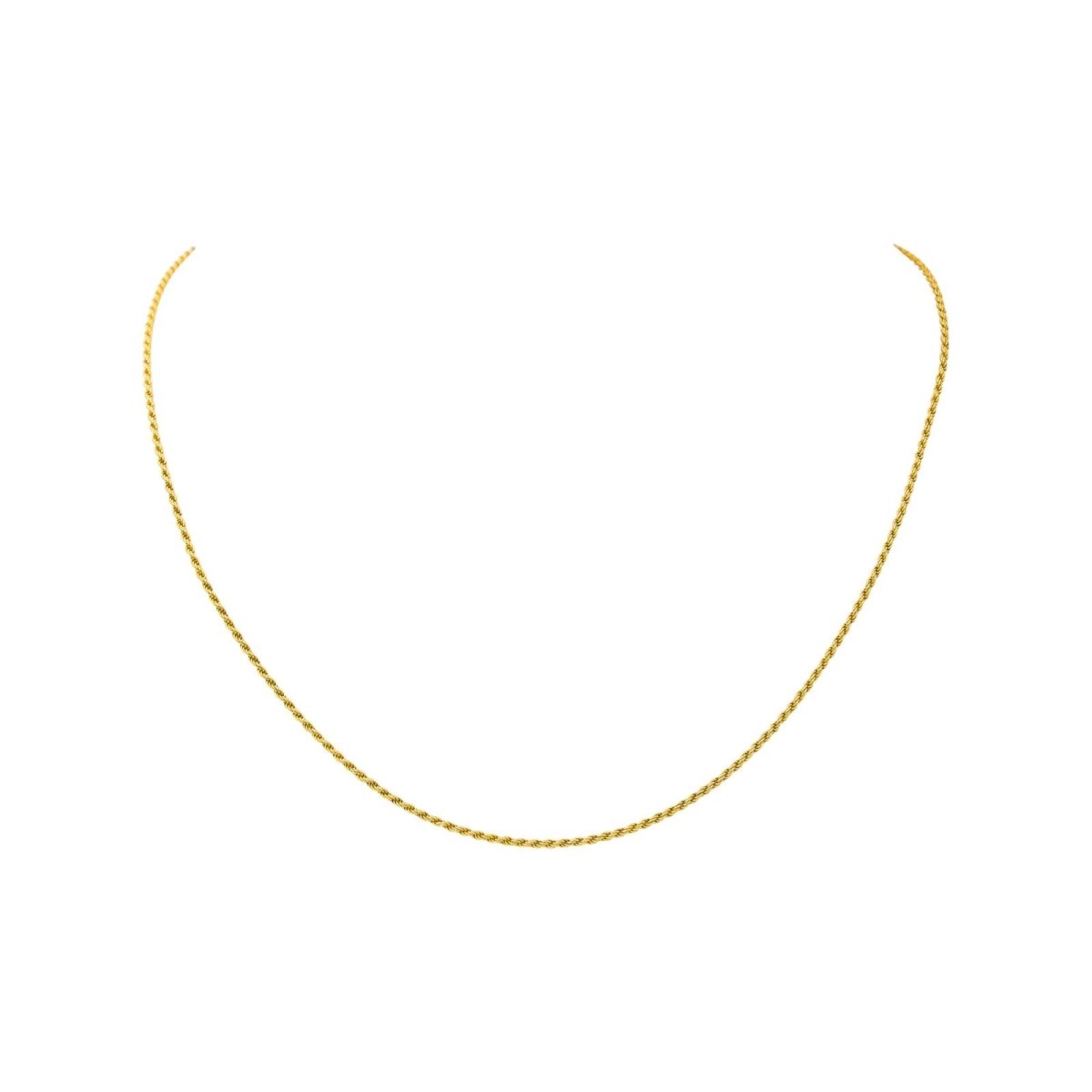 Collier Maille corde Or jaune - Castafiore