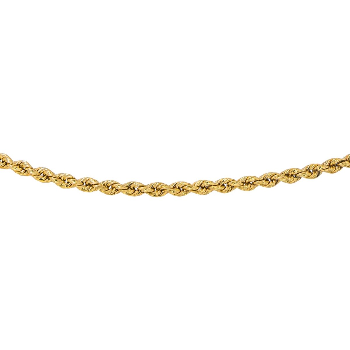 Collier Maille Corde Or jaune - Castafiore