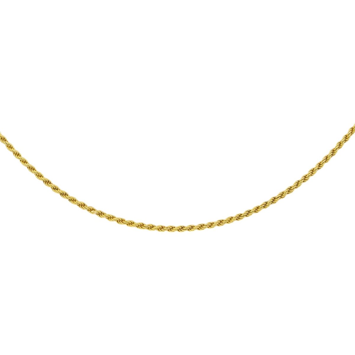 Collier Maille corde Or jaune - Castafiore