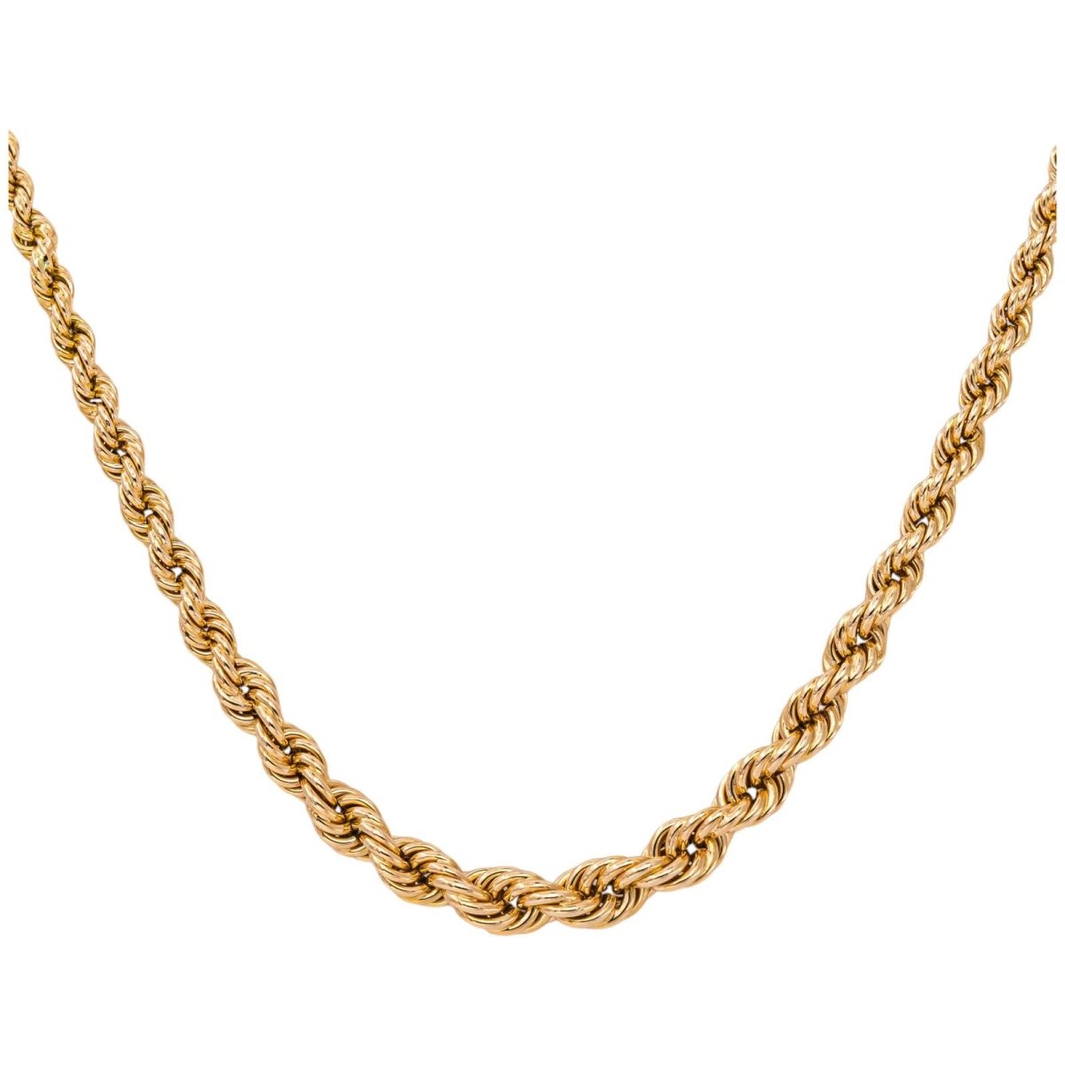 Collier Maille Corde Or rose - Castafiore
