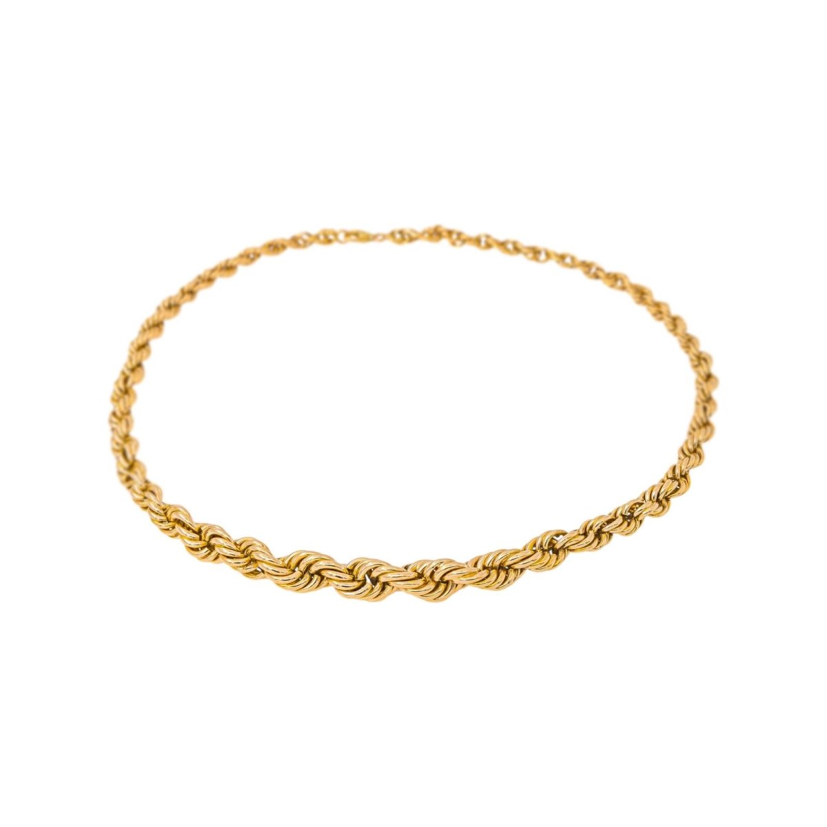 Collier Maille corde Or rose - Castafiore