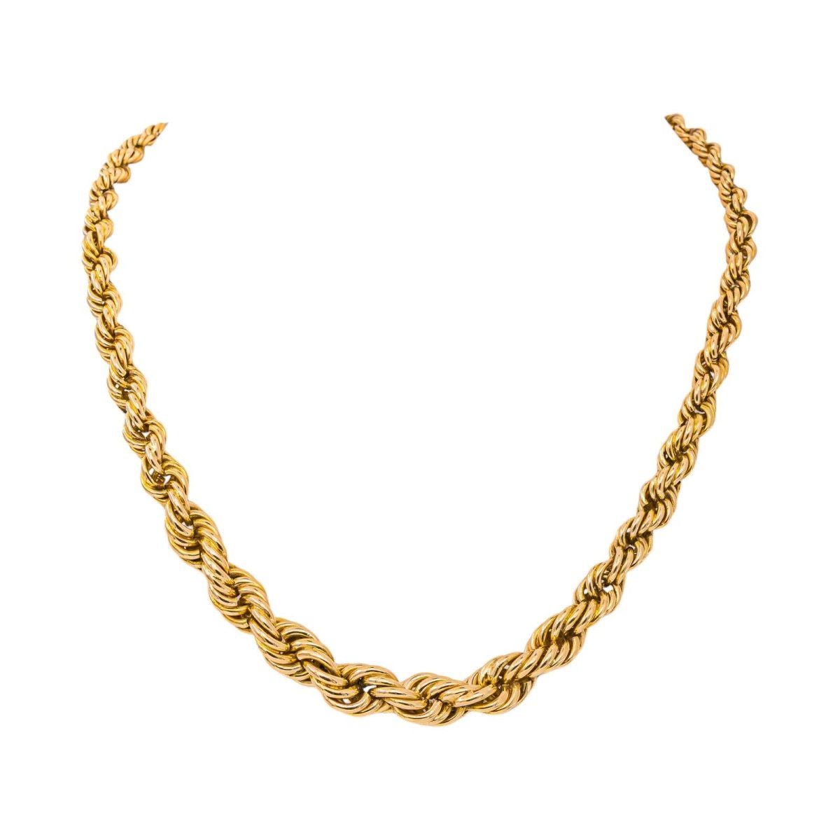 Collier Maille corde Or rose - Castafiore