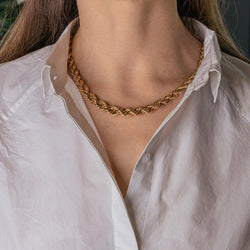 Collier Maille corde Or rose - Castafiore