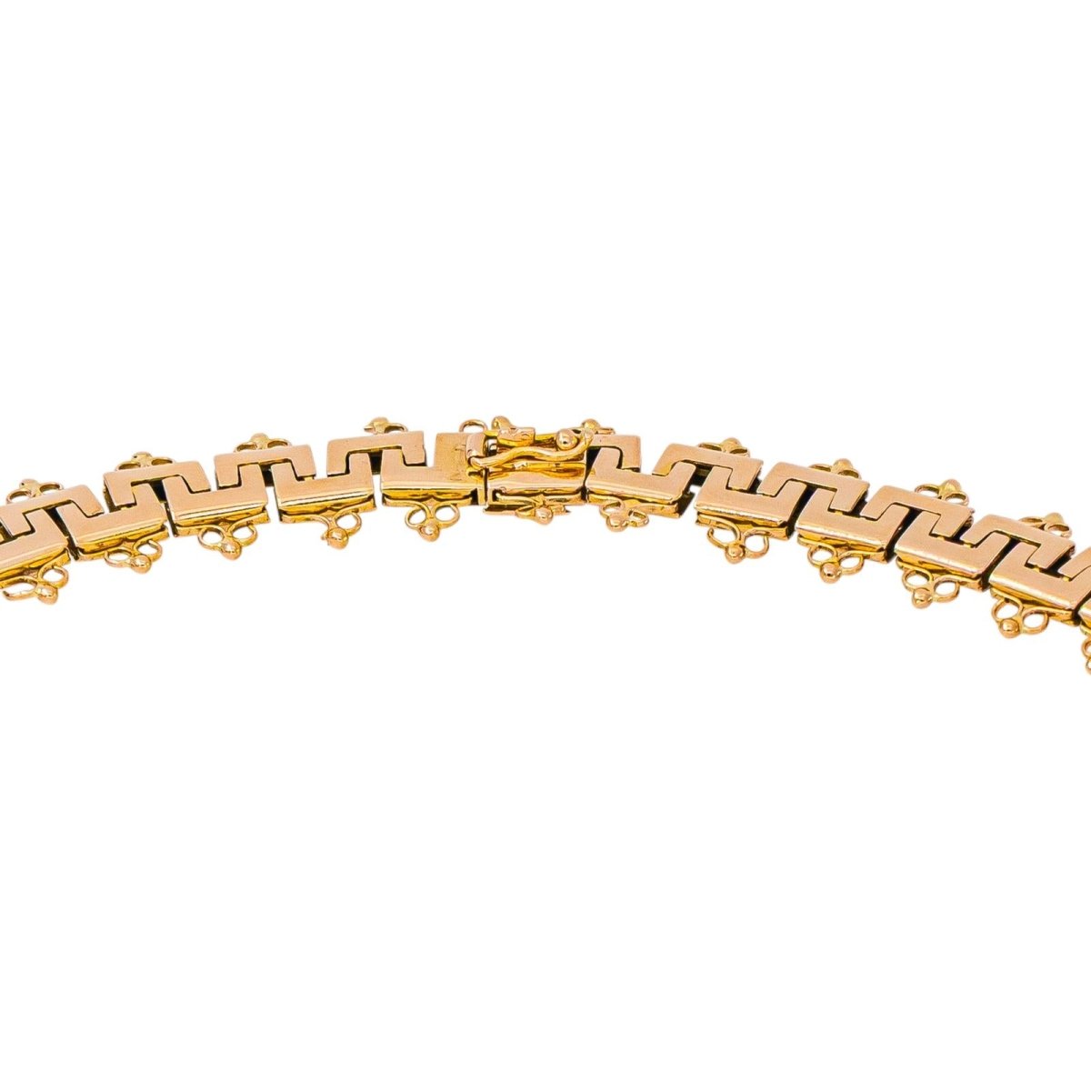 Collier maille de grecques Or rose - Castafiore