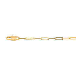 Dinh Van Necklace Yellow gold link diamond